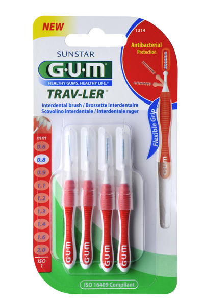 image Gum® Trav-ler® Brossettes 0,8 mm (12 produits)